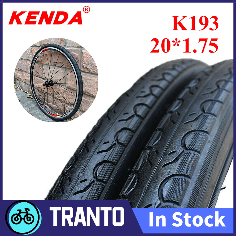KENDA Cycling Tyre K193 20*1.75 30TPI Non-slip Not Folded Tires Fit Folding Bike 