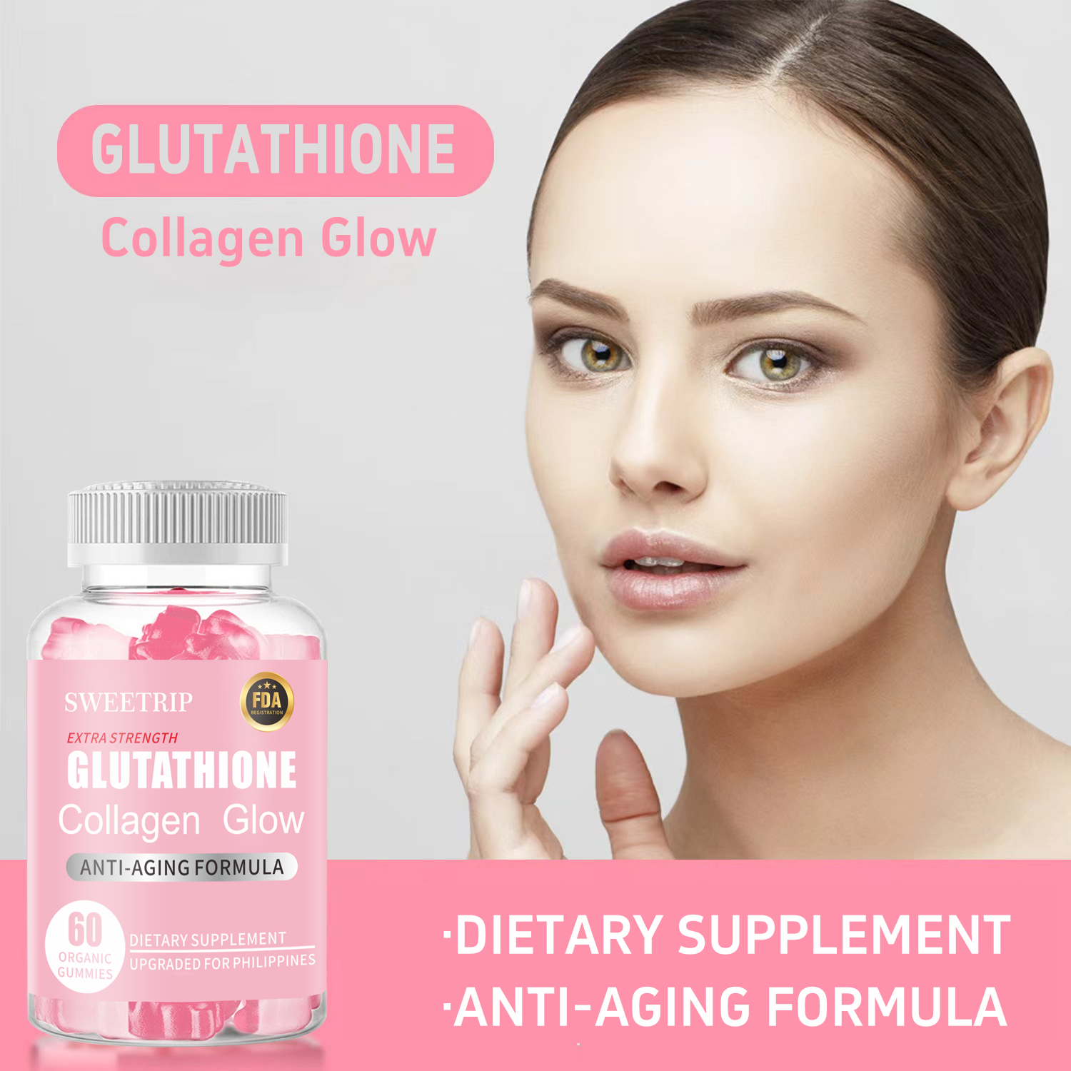 100% Safe and Legit] 60pcs Glutathione Collagen Gummies Anti-Aging  Whitening Skin Collagen Vitamins Boost Energy Immunity Glutathione Gummy  Glutathione Gummy Brand Name Glutathione Creams - Lazada