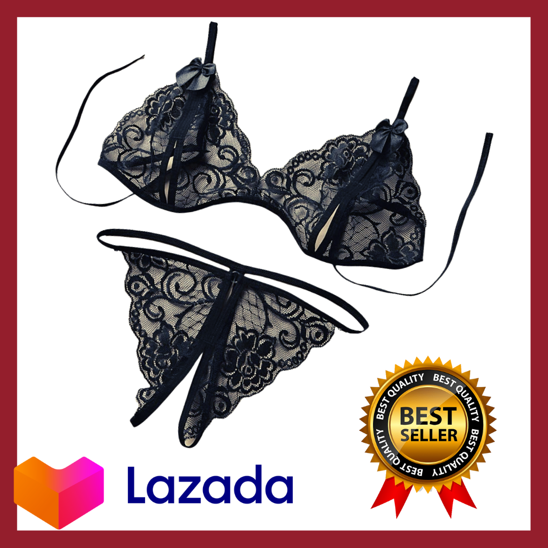 Chadi Boy Teen Sex - Women Sexy Lingerie Set Hot Lingerie Lace Underwear G-string Bra &  Crotchless Thongs 2 piece panty lace sexy hot Antibacterial Comfortable  Plain Color Breathable Underwear sex nighties seductive string costume  bodysuit victoria
