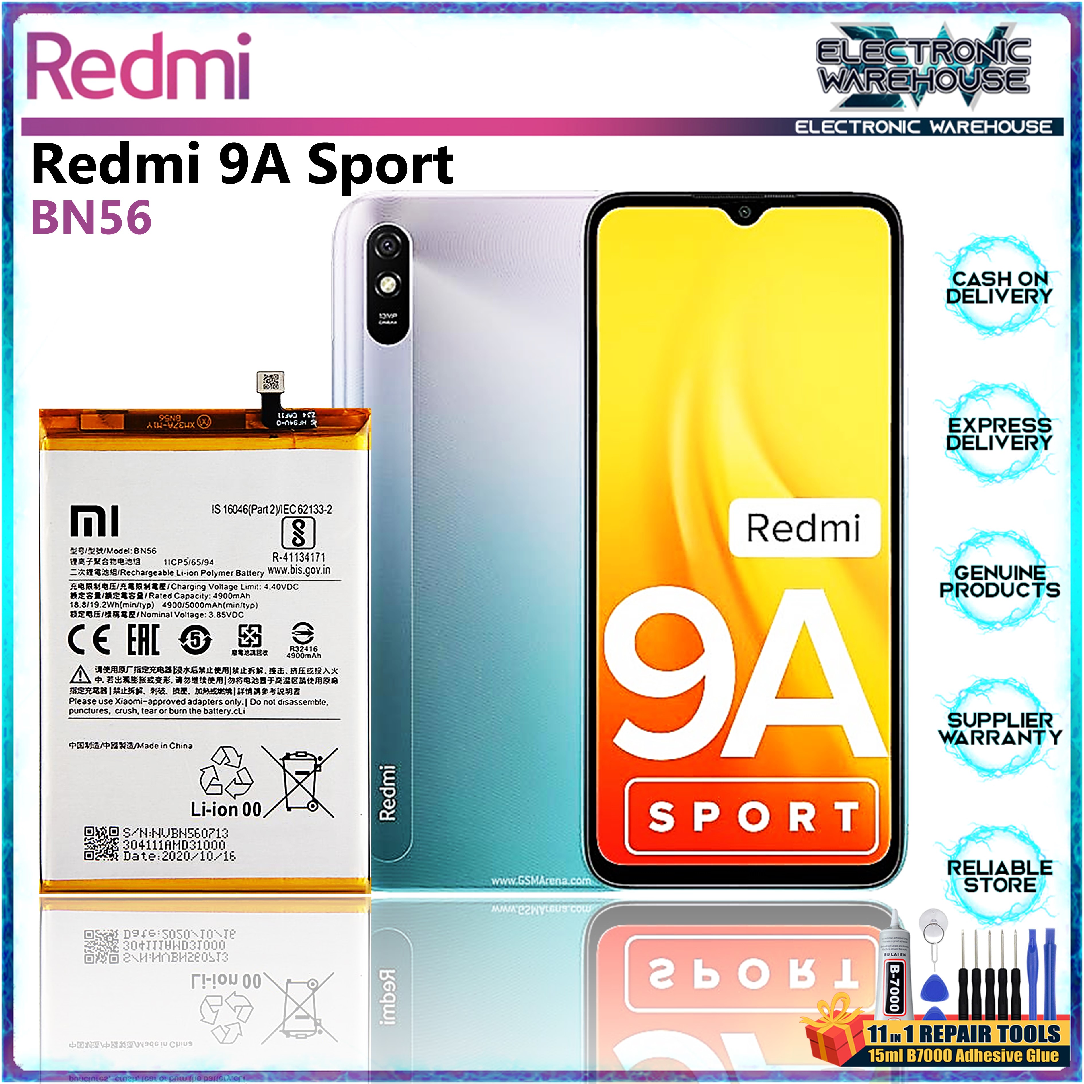 redmi 9a sport battery