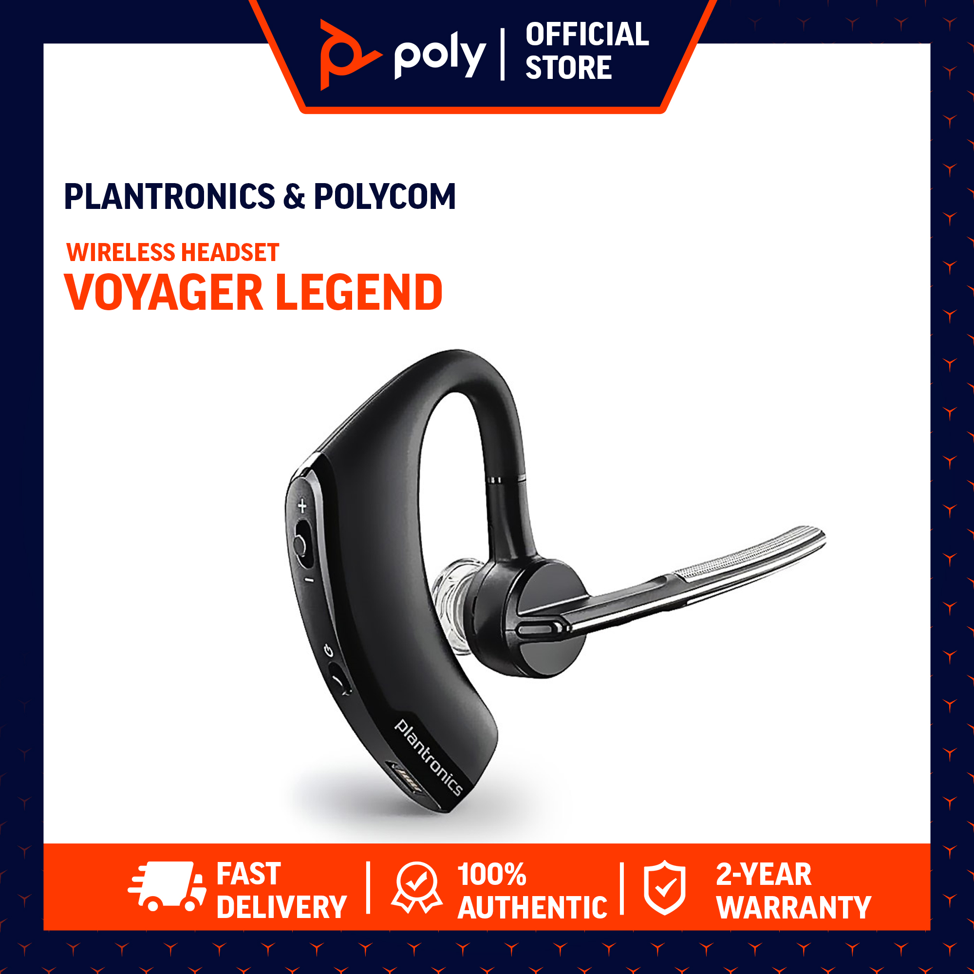 plantronics voyager legend mute on mute off