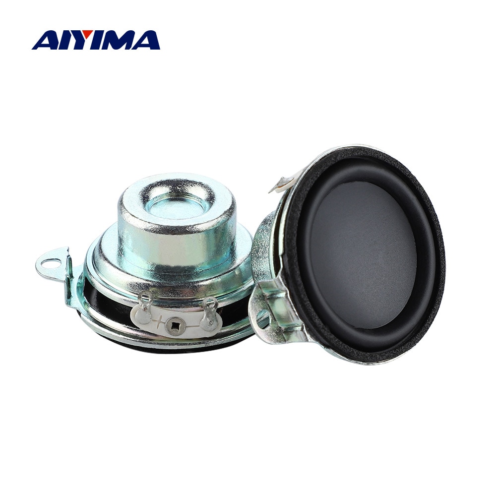 Aiyima 2pcs 1.5 inch portable speakers 40mm neodymium bluetooth speaker 4 ohm 4w full range loudspeaker for jbl filp2