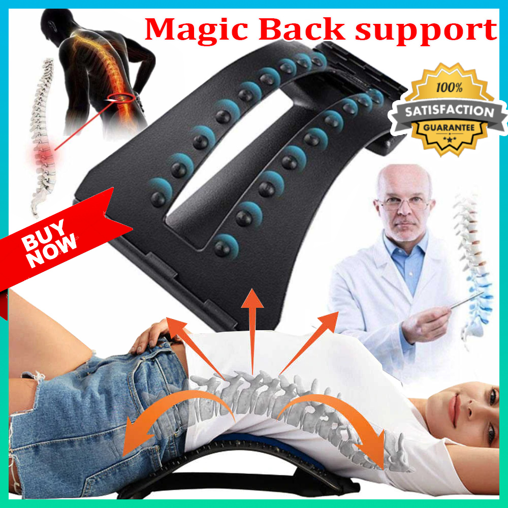 Magnetic Pressure Points Lumbar Traction Orthotic Magic Back Support