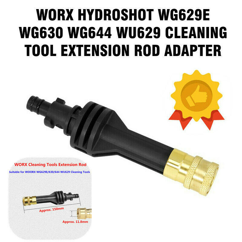High Pressure Extension Rod Adapter for Worx Hydroshot Wu629e/630/644 Wu629 Cleaning Tools 150 mm