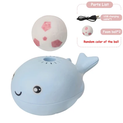 ❤️SK Fan Mini Desk Fan USB Charging Wireless Suspended Ball Cute Whale Fan Toy