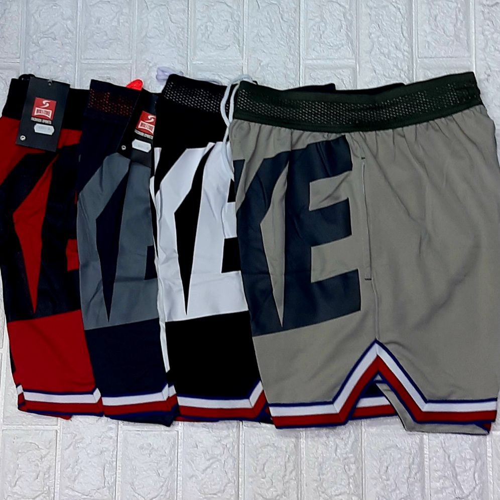 nike big logo shorts