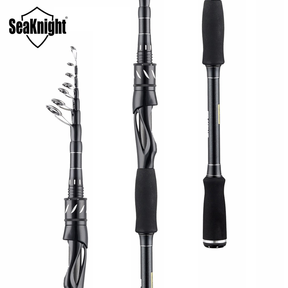SeaKnight SANGE II Fishing Rod Telescopic 2.1M 2.4M Lure Rods Saltwater  Casting Spinning Carbon Fiber Ultralight Travel Rod 7-25g 10-30g Fishing M  MH