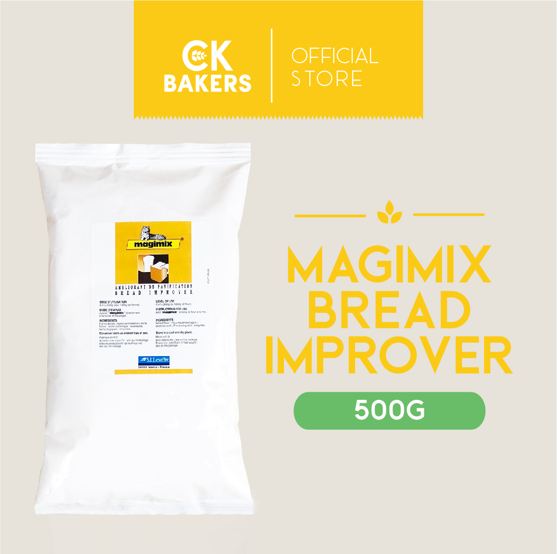 Magimix Yellow Bread Improver 500g Lazada PH