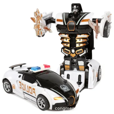 Transformers Toys for Kids Boy Car Robot Toy Anime Figure Toys Interactive Collision Transform Model