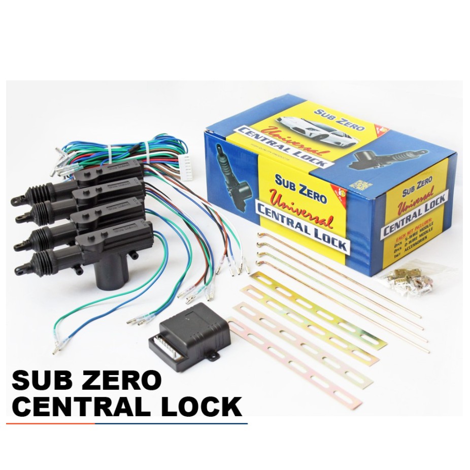 Sub Zero Central Lock Central Locking Car Door Lock Universal with 2