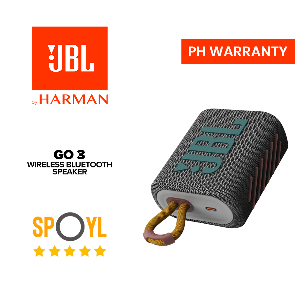 Parlante JBL GO3 Bluetooth Gris 4,2W 