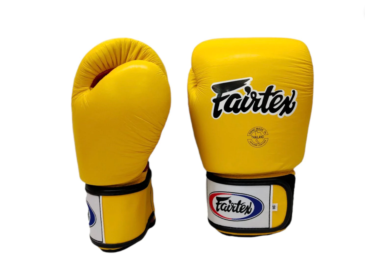 Fairtex Boxing Gloves [Yellow/Red/Black] Lazada PH