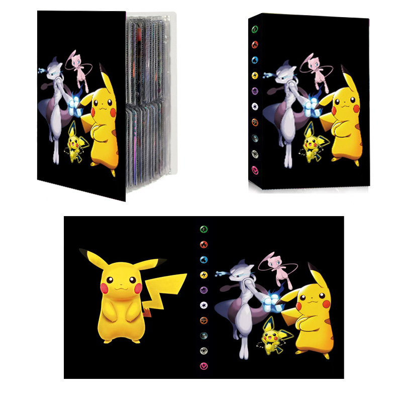 Cht-432pcs Album livre pour carte Pokemon dessin animé carte