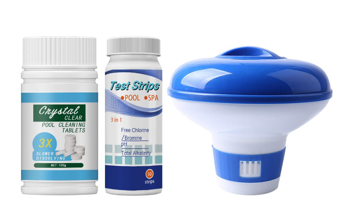 100G Magic Pool Cleaning Effervescent Chlorine Tablets Cage