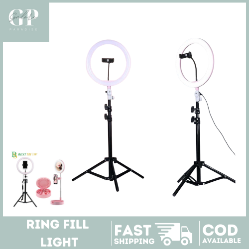 2pcs 1pcs 26cm 10inch LED Selfie Ring Light Dimmable LED Ring Lamp Photo Video Camera main image 1