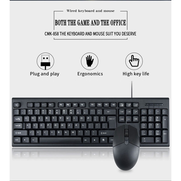 ⭐️Affordable⭐ Keyboard And Mouse Set USB Gaming LED Mechanical Keyboard