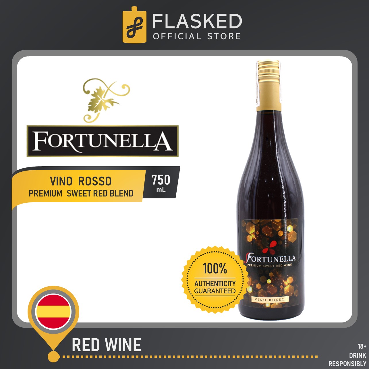 Fortunella Blend Red Wine 750ml 