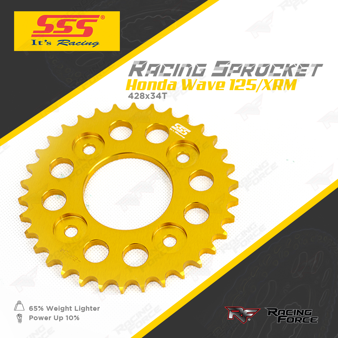 sprocket honda wave 125