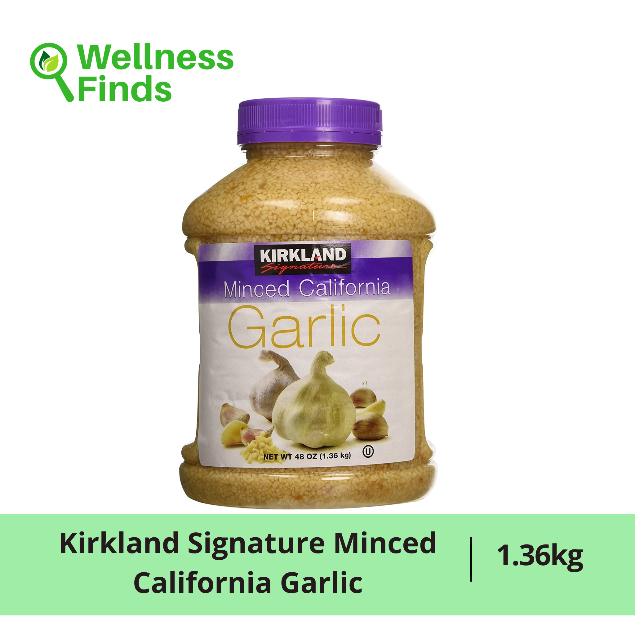Kirkland Signature Minced California Garlic 1.36kg Lazada PH