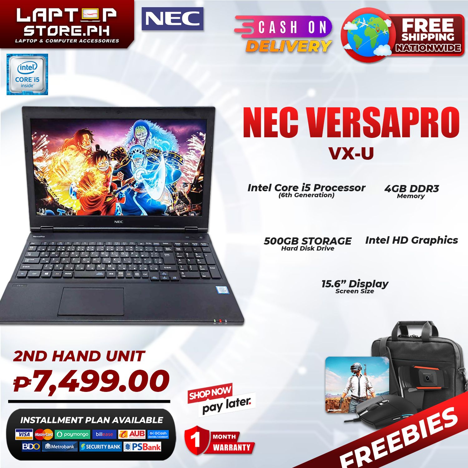 NEC VersaPro PC-VJ23TL Core i5-6200U - ノートパソコン