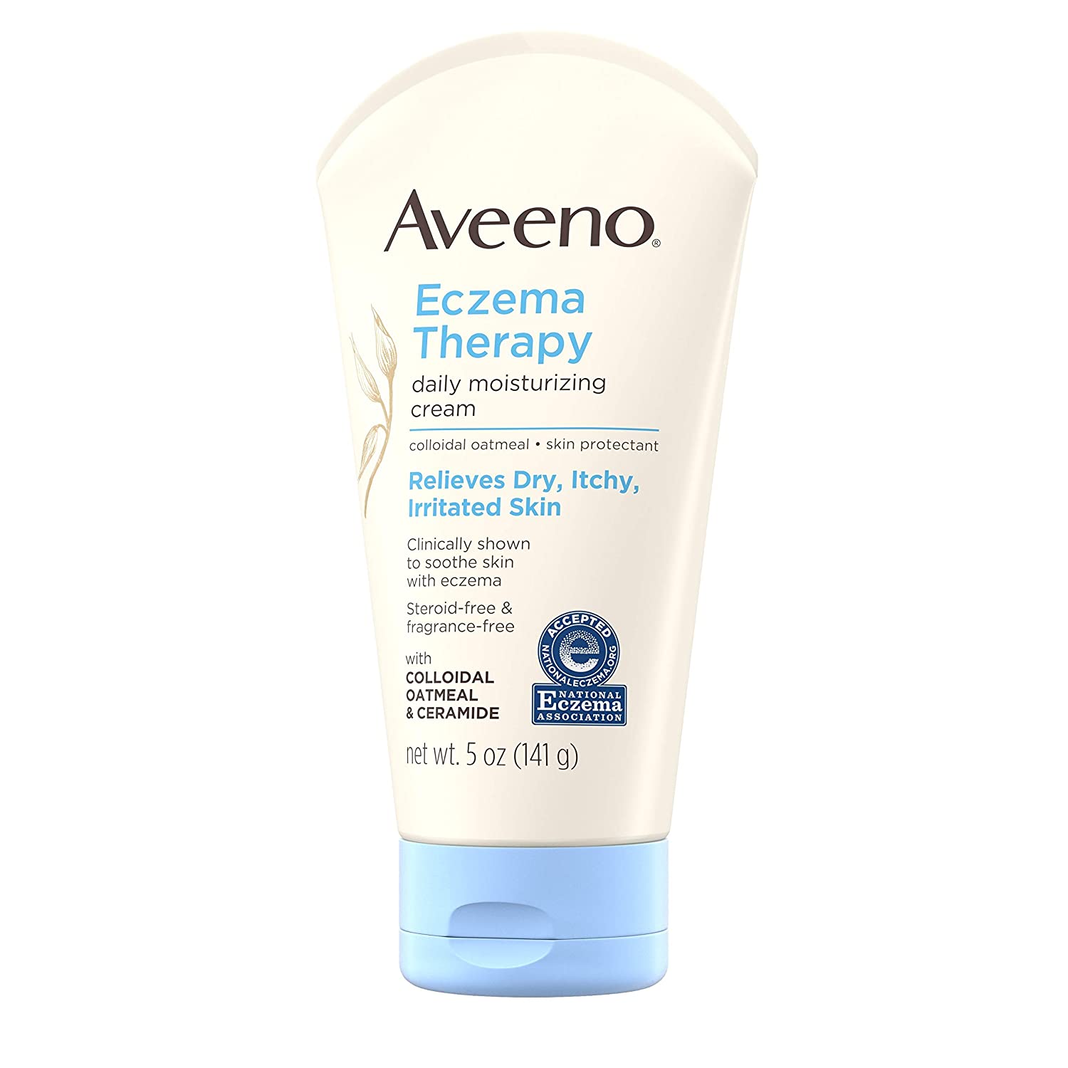 Aveeno Eczema Therapy Daily Moisturizing Cream with Colloidal Oatmeal & Ceramide For Dry, Itchy
