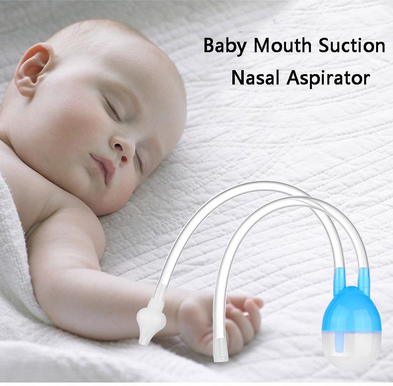 Baby Safe Nose Cleaner Vacuum Suction Nasal Mucus Runny  Aspirator Inhalha 