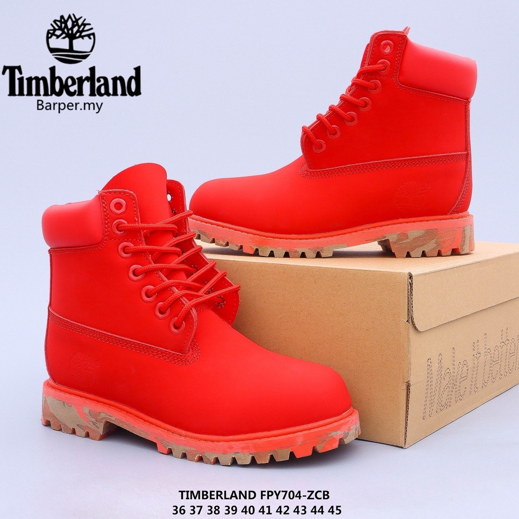 red camouflage timberland boots