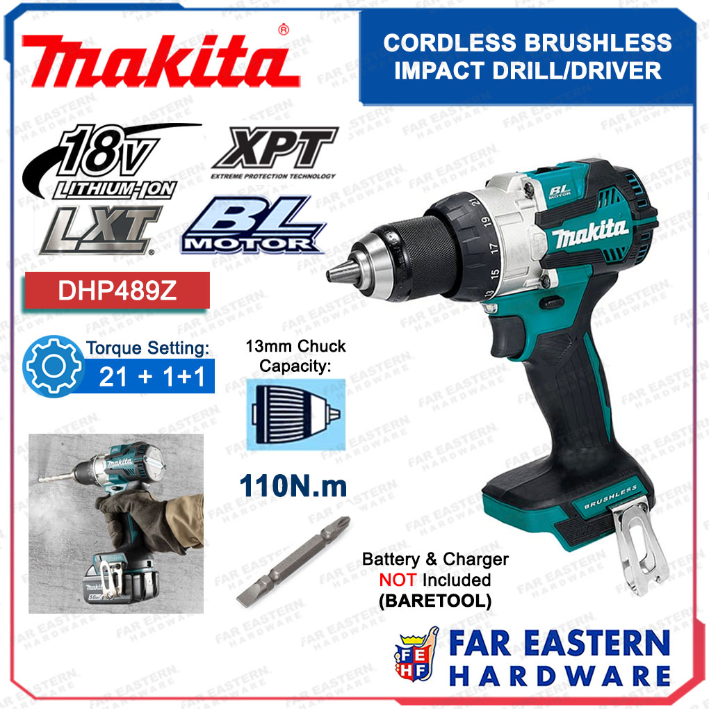 Brushless Hammer Makita Dhp481 Body MAKITA DHP481 HAMMER DRILL With