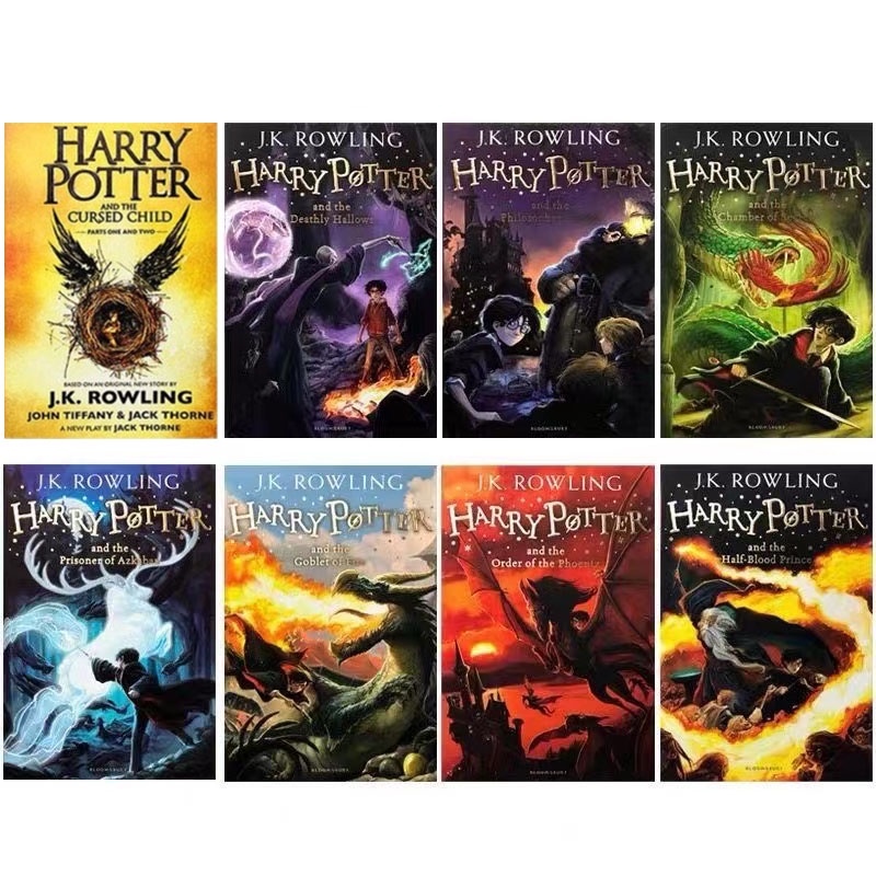 【COD】 Harry Potter 8 Book Boxed Set Complete Works High-quality ...