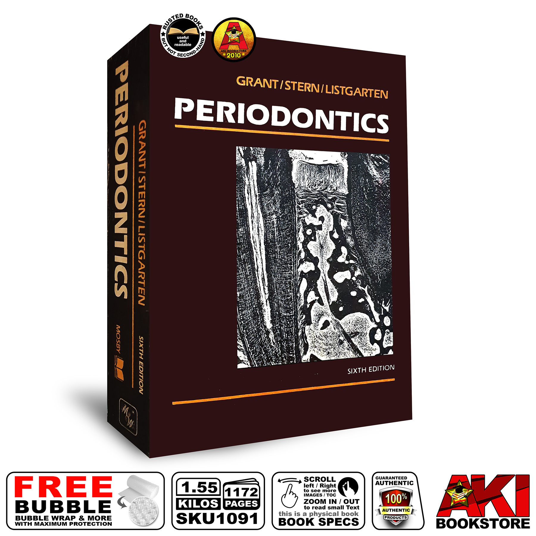 AUTHENTIC Periodontics Sixth Edition 1988 Daniel A. Grant, Irving B ...