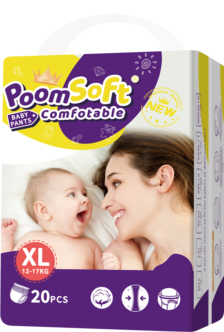 Poomsoft baby disposable diapers comfortable series 3 Packs Lazada PH