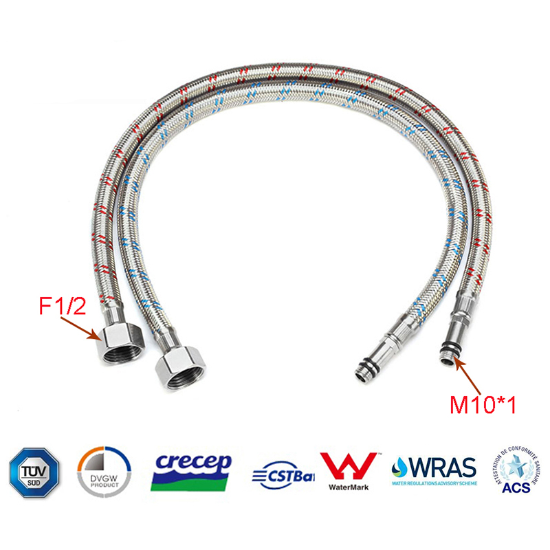 Walrus 304 Stainless Steel Braided Hose Kitchen Faucet Flexible