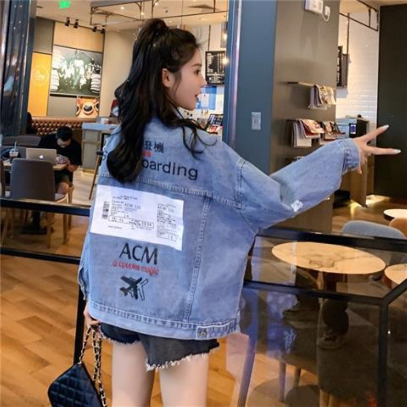 fashionable denim jacket