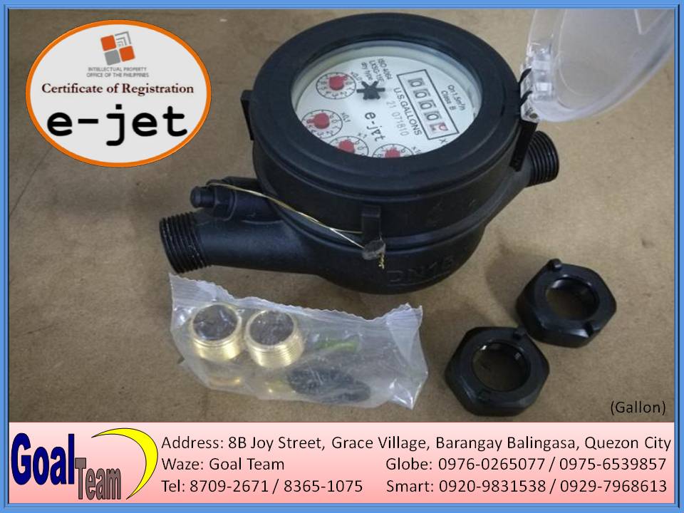 Water SubMeter US Gallon Reading For Water Refilling Stations Household ...