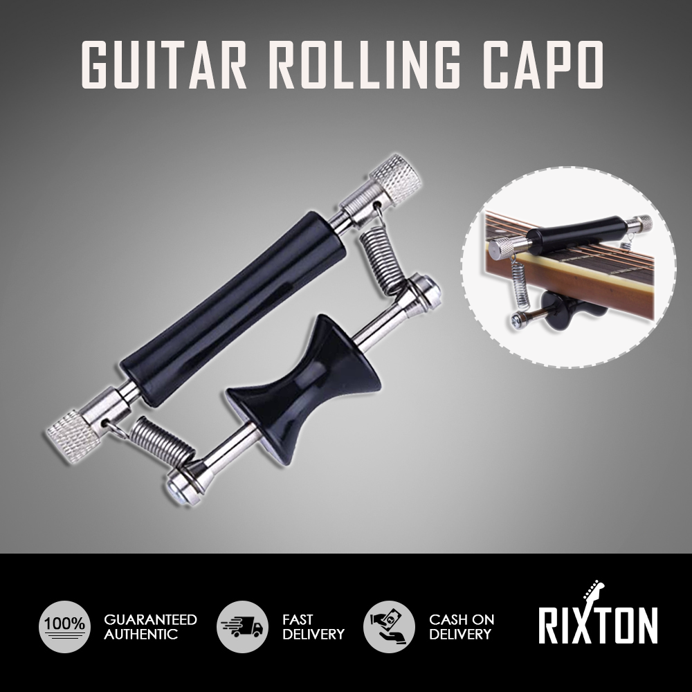 Guitar Rolling Glider Capo Portable Rolling Guitar Capo Easy Sliding Up