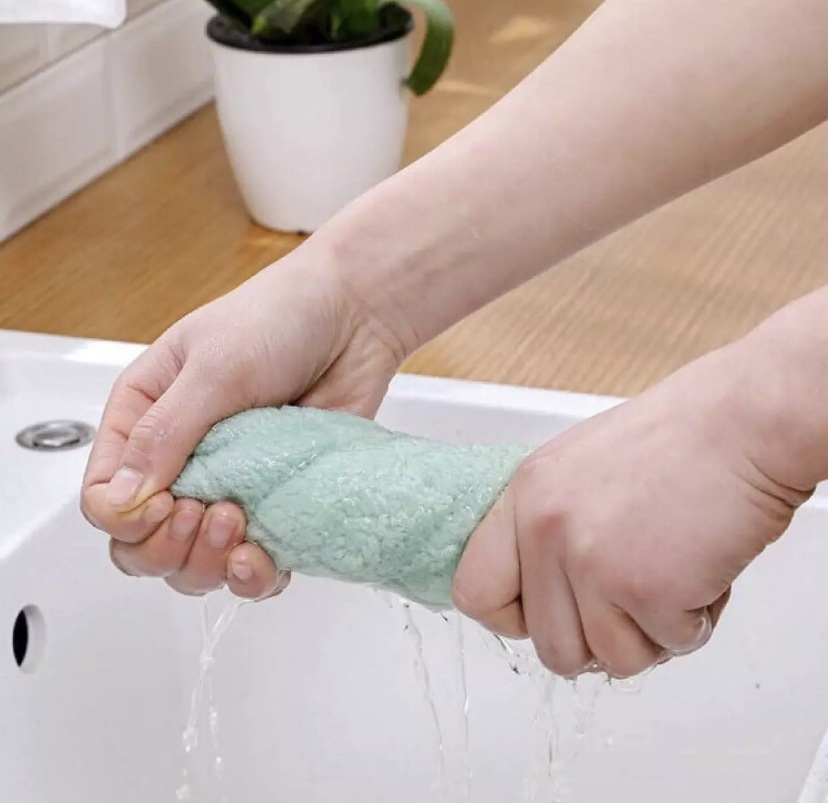 Microfiber Hand Towel Kitchen/Bathroom Soft Hand Towel Ref 1 pcs