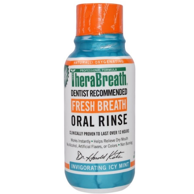 Healthy Taste TheraBreath Fresh Breath Oral Rinse Dry Mouth Anti Cavity Oral Rinse Kids
