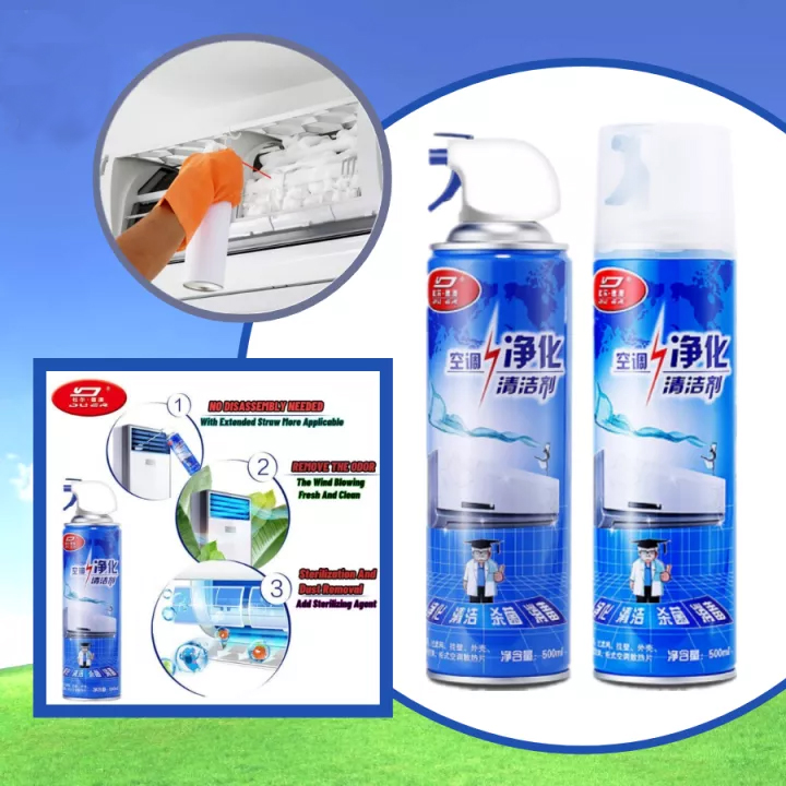 DUER Air Conditioner Cleaning Spray A/C Aircon Foam Cleaner For Air Con