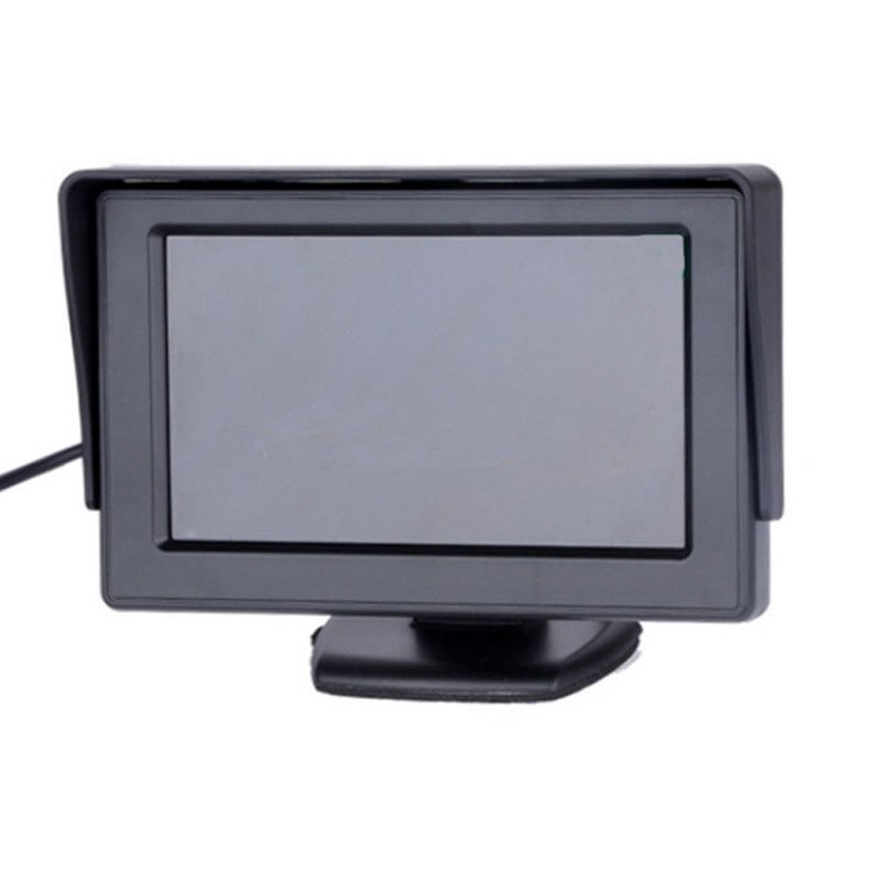 4.3' LCD Color Car Rearview Monitor Reverse Backup Camera (Black