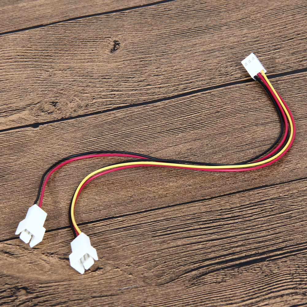 5Pcs 12V 3 Pin Female to 2/3 Pin Male PC Fan Power Splitter Extension