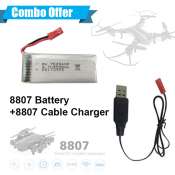 RC Drone 8807 Quadcopter Drone's Battery Combo with Charger