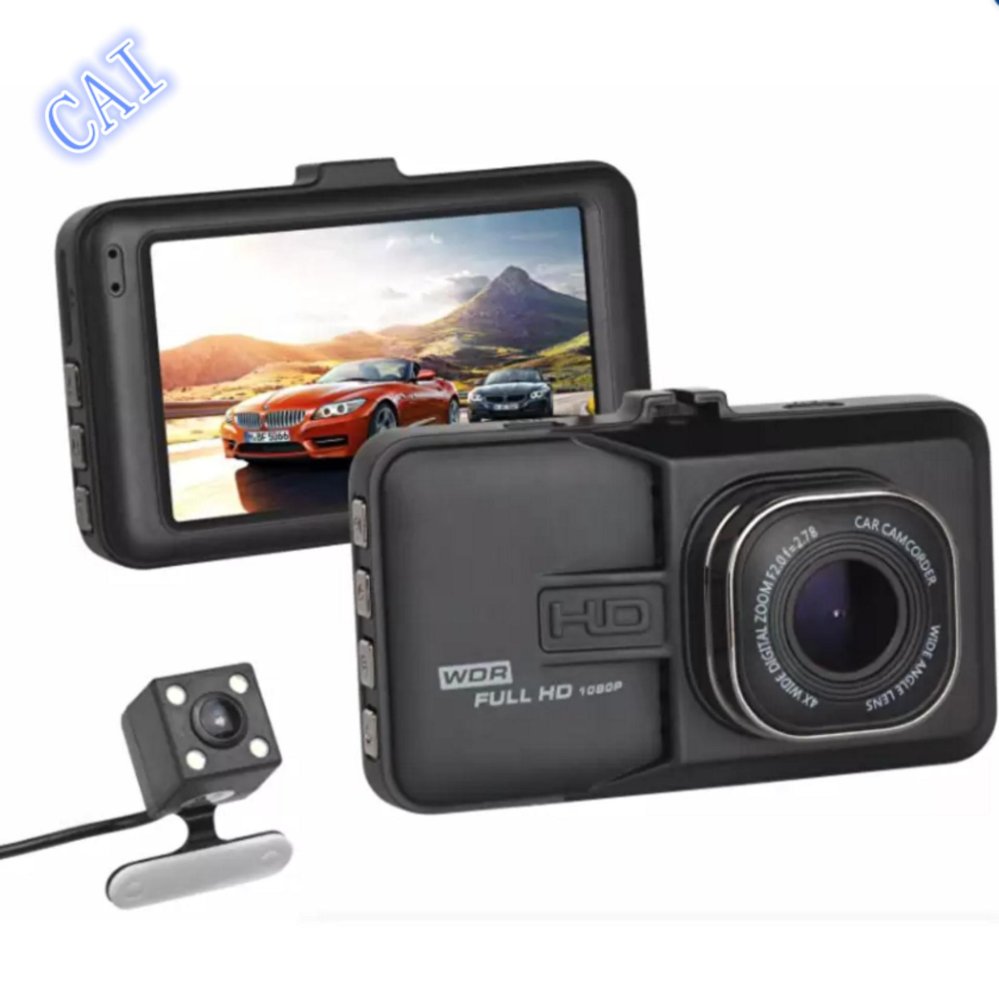 Cai626 Night Vision Full Hd 1080P Front And Back Dual Cameras Car Dvr