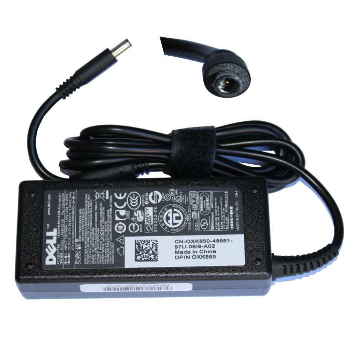 DELL Laptop Charger Adapter 19.5V 3.34A with center pin ...