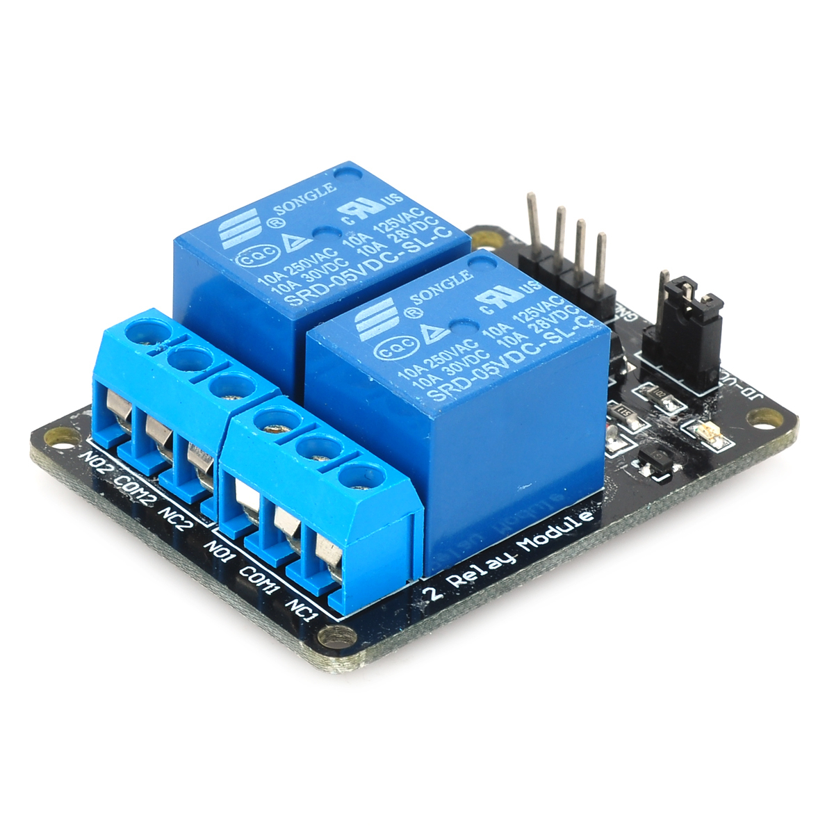 DIY PC817 2-Channel 5V Relay Module w/ Optocoupler Extension Board ...