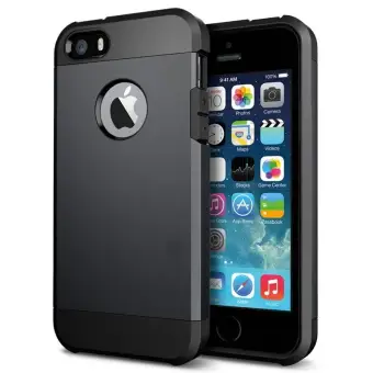 Hot Tough Slim Armor Case For Apple Iphone 4 4g 4s Black Lazada Ph