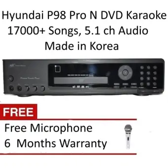 Hyundai P98 Pro N Dvd Karaoke Player With 18270 Songs Free