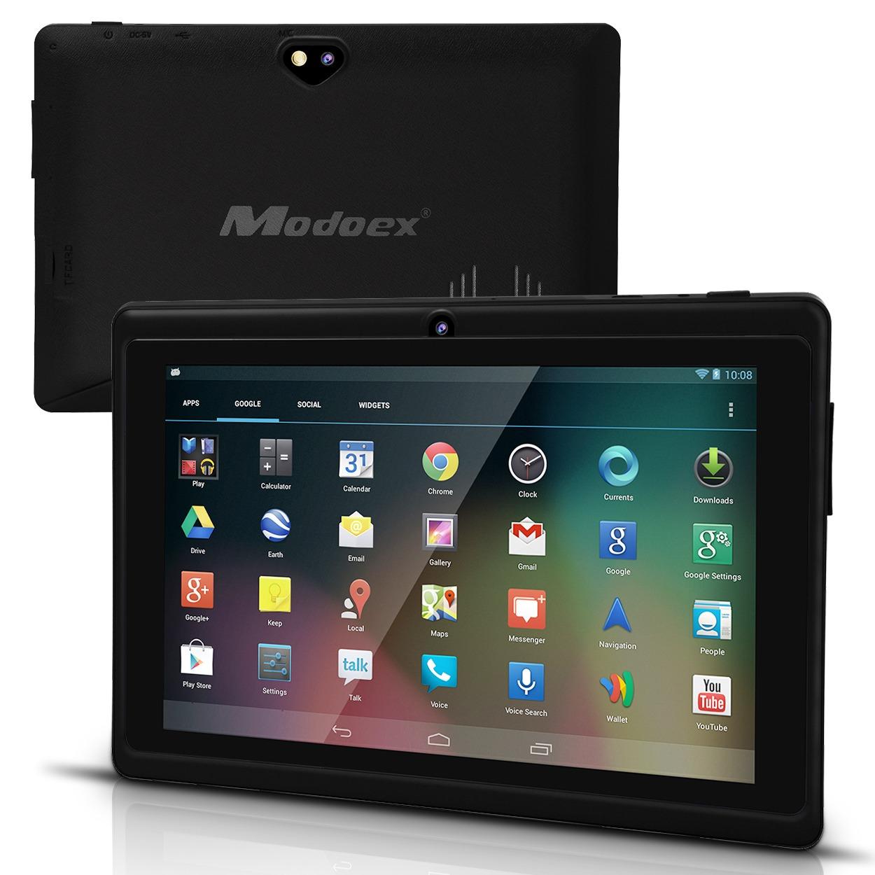 Modoex M710 Upgraded 1024 X 600 Ips Screen 512mb Ram 8gb Rom Cortex Quad Core Tablet Black Review And Price