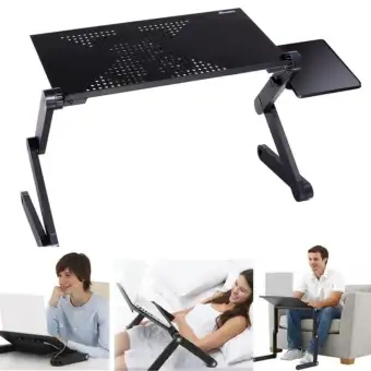 Portable Foldable Adjustable Laptop Desk Computer Table Stand Tray