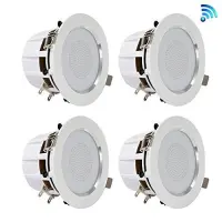 Pyle Ceiling Speakers Stereo Home Theater Speakers In Wall