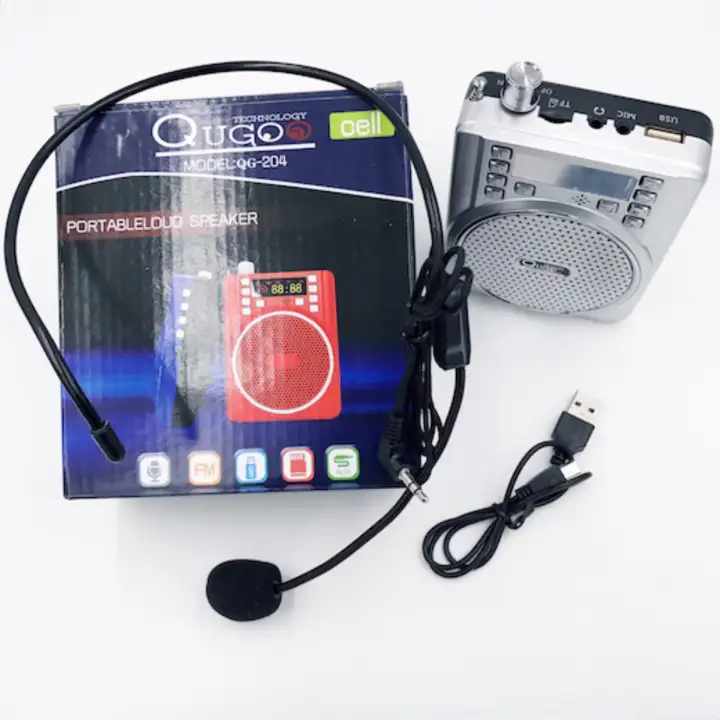 lapel microphone with speaker